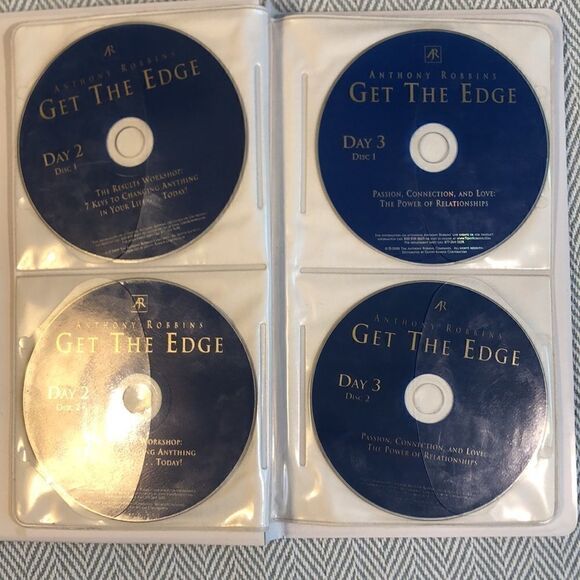 ANTHONY ROBBINS Get The Edge CD set of 10 - Picture 3 of 5
